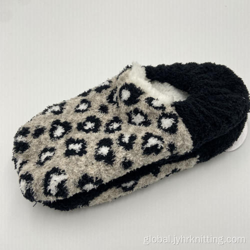 Thermal Knit Slipper Socks Indoor Knit Ballerina Plush Slippers Supplier